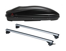 BARRES LP58+ COFFRE DE TOIT SPARK 400 BMW X5 DE 2013 AVEC RAILING BAS