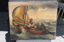 Tableau huile sur toile - tableau,