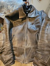Blouson cuir moto vachette mixte