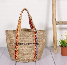 Indien Jute Coton Tressé Main