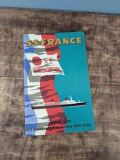 Plan de coupe paquebot France