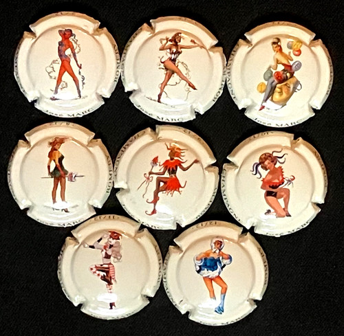 Lot capsules de champagne - de,