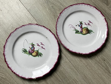 Lot 2 Assiettes Faïence