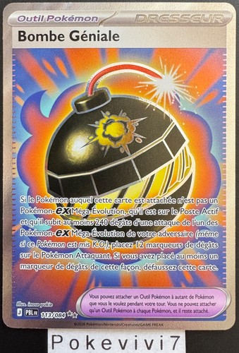 Carte pokemon bombe geniale - carte,