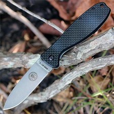 Couteau Esee Zancudo D2 Manche Carbon Fiber/G-10 Lame Acier D2 Frame BRKR2CF