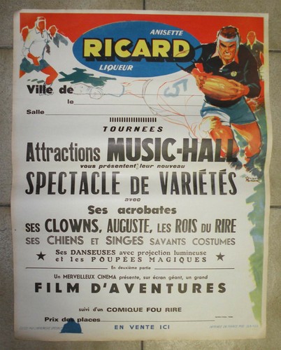 Ancienne affiche lithographie - ,