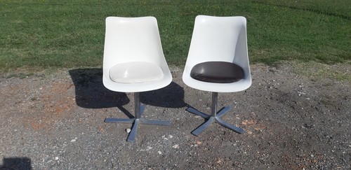 Paire chaises vintage - chaises, "