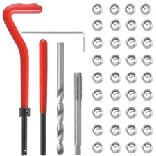 40 Pièces Helicoil M6 Filet Rapporté Set Kit de réparation des Filetage de Ty...