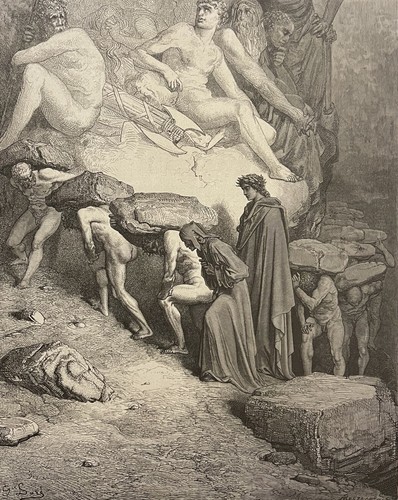 Dante purgatoire fierté - dante,