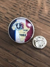 GROS PIN'S 2cm Métal Argenté