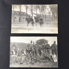 2 Cartes Photos Équitation