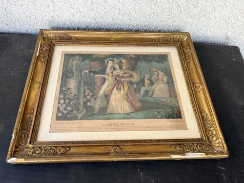 Tableau lithographie couleur