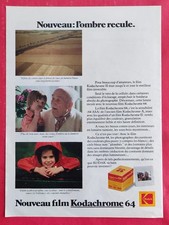 Publicité de Presse: Photographie Nouveau Film KODACHROME 64 - 1975