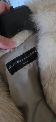 Veste fourrure renard - veste,