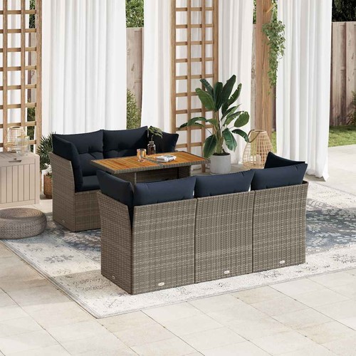 Salon jardin avec coussins - salon,