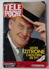 Télé Poche n°1017 de 1985 : Carlos-De Funès-Cary Grant-Dorothée-Supertramp