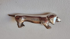 1 Porte Couteaux En Metal Argente  animaux 8cm 1920 - 1950