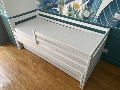 Lit gigogne enfant - senso, blanc