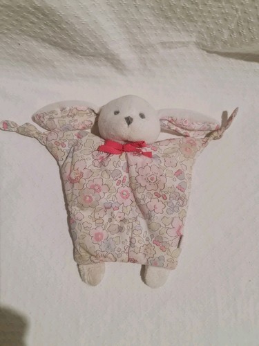 Doudou peluche plat lapin - doudou,