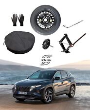 Roue de secours Galette 17'' pour HYUNDAI TUCSON + Cric Clé Vis Gants Housse