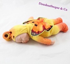 Poupée bébé papillon ANNE GEDDES jaune orangé 24 cm (MO7743)