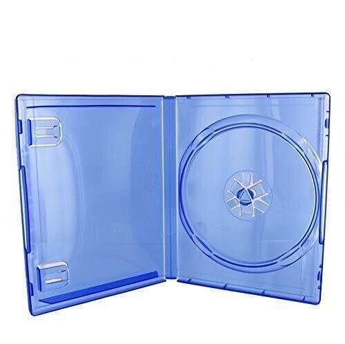 Boitier bleu transparent de - un,