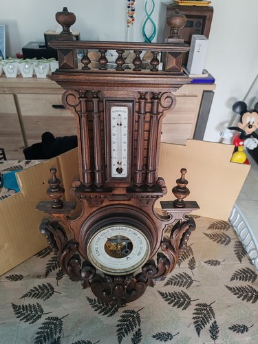Grand thermomètre baromètre - thermomètre,