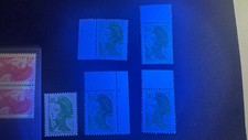 Variété, Lot 5 Timbres,  Marianne YT 2424a et 2375a, sans bandes phospho, BdF