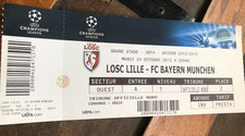 Ticket  )) LOSC LILLE V FC