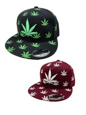 Casquette Snapback Hanf USA Mütze Baseball Trucker Schirm Fumer Cannabis