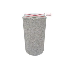 Poubelle Extérieur 82L Basic en Gravillons Lavés Beige Diamètre Intérieur 40cm