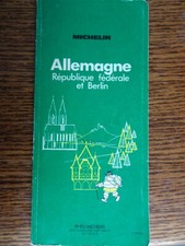 ALLEMAGNE RÉPUBLIQUE FÉDÉRALE & BERLIN - GUIDE MICHELIN 1976 BON ÉTAT