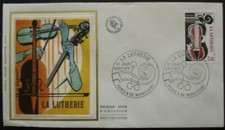 FRANCE FDC La lutherie 08-12-1979 Paris-Mirecourt