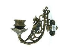 Bougeoir Chandelier Laiton Bruni Fusion Dragon Une Bougie De Piano