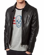 Blouson moto classique homme