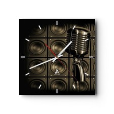 Horloge murale en verre