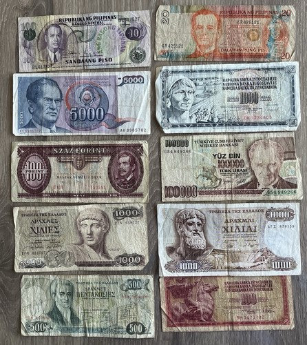 Lot billets du - de, monde
