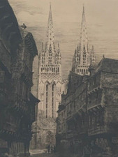 RARE - EO - GRAVURE CATHEDRALE