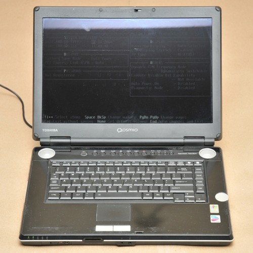 Toshiba qosmio f25 av205 - qosmio, f25-av205