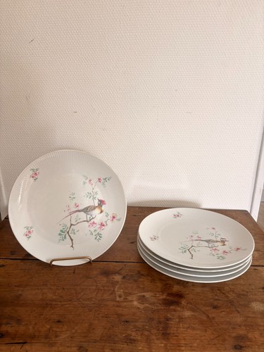 Lot assiettes porcelaine - 5,