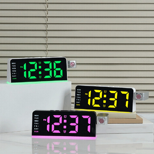Horloge led projection - horloge,