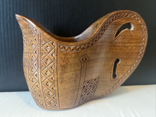 Vintage hand carved wooden - hand,