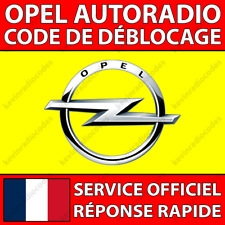 ✅OPEL RADIO CODE DE DÉBLOCAGE TOUCH & CONNECT ANTARA CORSA INSIGNIA ZAFIRA✅
