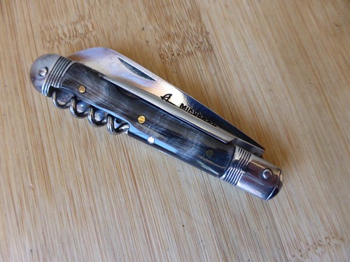 Couteau pliant ancien - , tiré