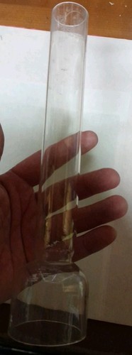 Ancien verre tube - , cristal