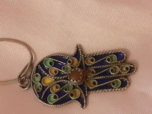 Collier pendentif marocain - pendentif,