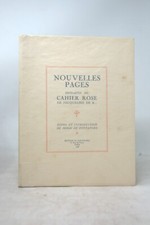 Fontanges curiosa Couvre-Feu, 1934 cahier rose