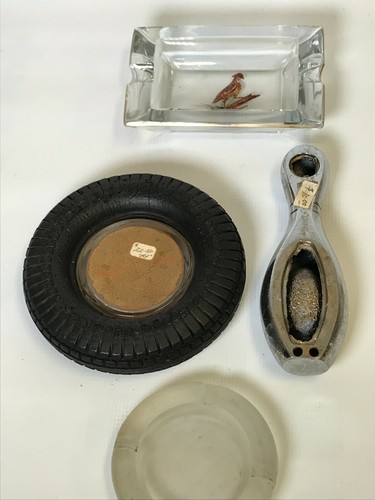 Lot vintage ashtrays - lot,