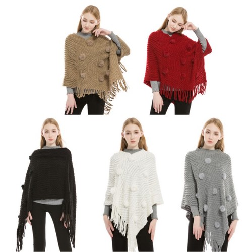 Femme pompon balles tricoté - pompon,