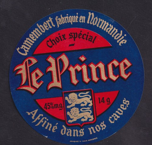 Ancienne étiquette fromage - étiquette,